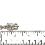 .925 Silver Spikes Crown Jesus Head Pendant Set Mini 69156 - Image 6