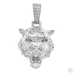 .925 Silver Tiger Head Pendant Small  68963 - Image 1