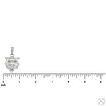 .925 Silver Tiger Head Pendant Small  68963 - Image 5