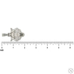 .925 Silver Tiger Head Pendant -Large 68965 - Image 6