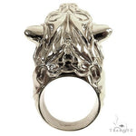 .925 Silver Tiger Head Ring 69097 - Image 5