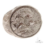 .925 Silver Wave Ring 68890 - Image 1