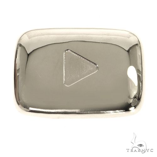 .925 Silver YouTube Pendant 68523 - Image 1