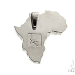 .925 Silver  Small African Lion Face Pendant 66467 - Image 3