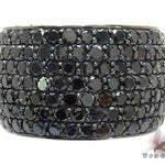 .925 Sterling Silver Black Diamond Infinity Band 63880 - Image 2